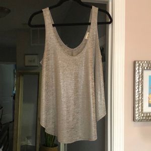 Silver metallic tank!